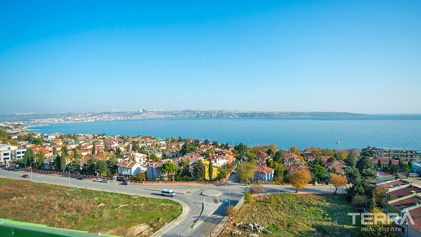 Marmara Sea View Apartments for Sale in Istanbul Büyükçekmece - 45157