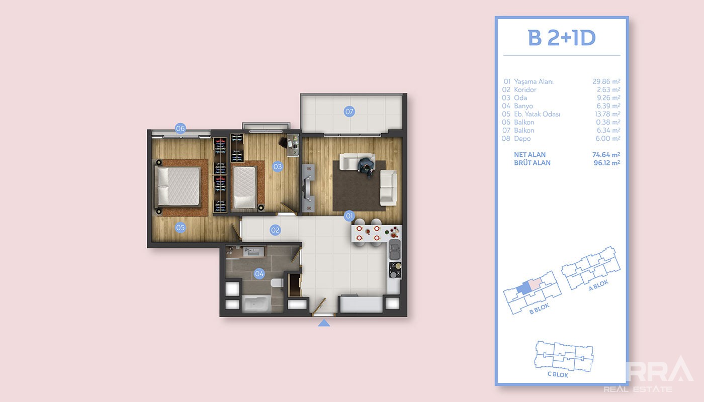 Sea View Istanbul Apartments for Sale in Mimaroba Büyükçekmece - 31256