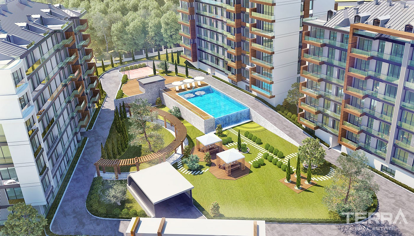 Sea View Istanbul Apartments for Sale in Mimaroba Büyükçekmece - 31283