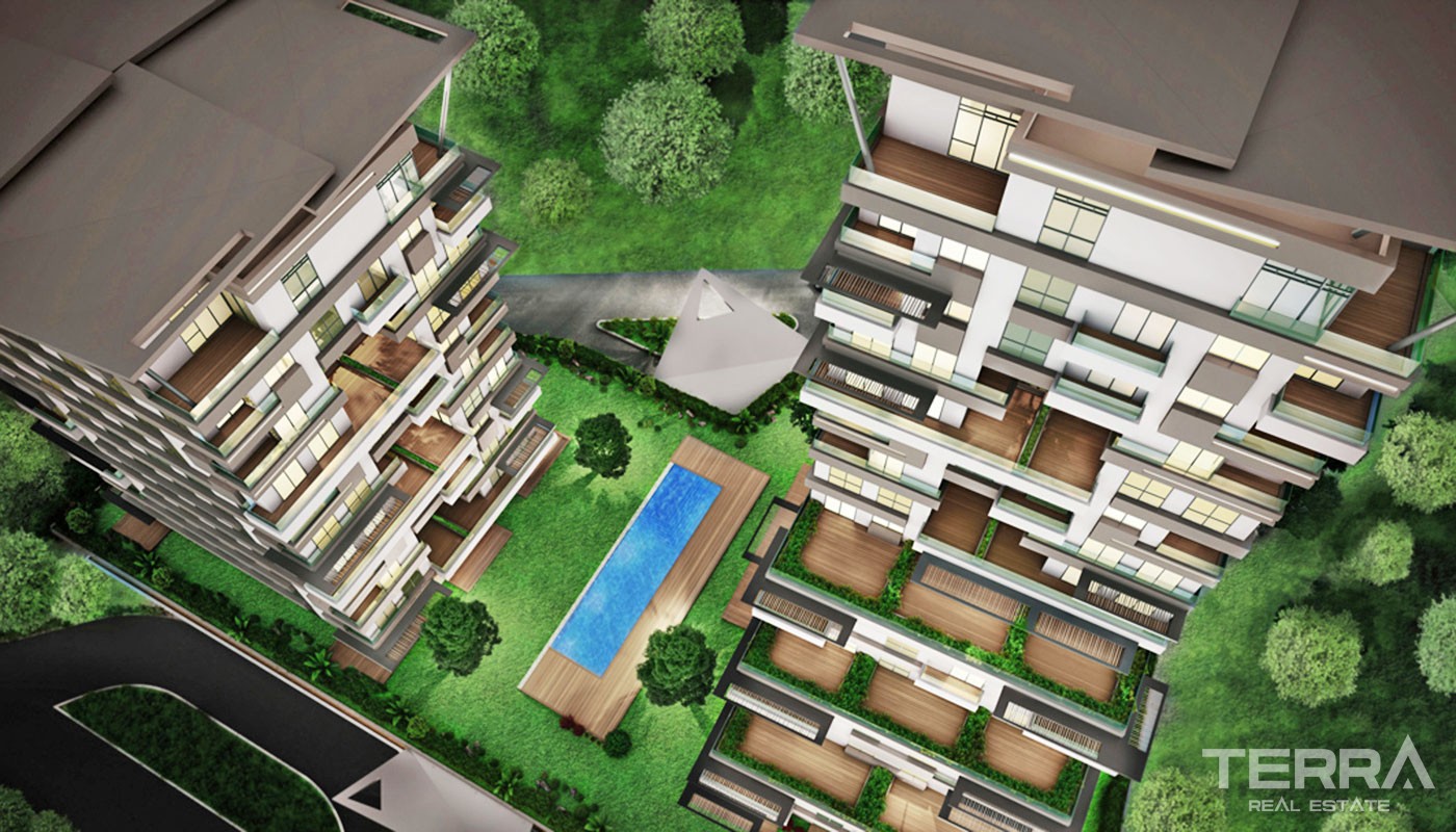 High-end Apartments in Istanbul Kağıthane with Rental Guarantee - 31325