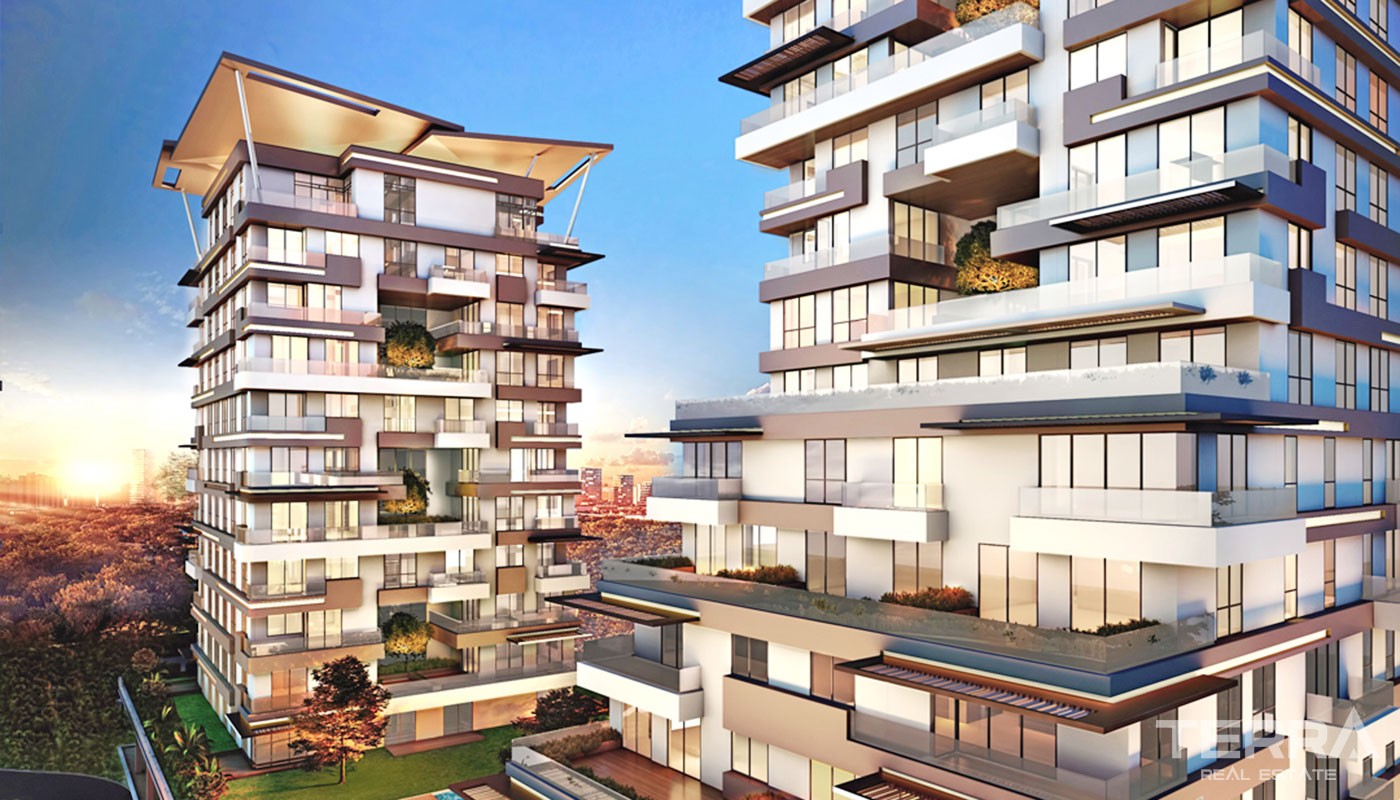 High-end Apartments in Istanbul Kağıthane with Rental Guarantee - 31330