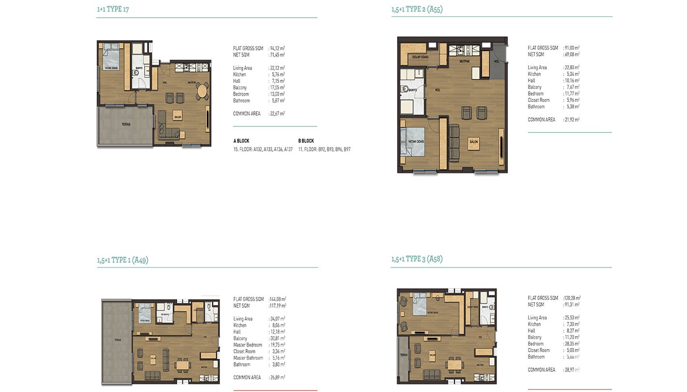 High-end Apartments in Istanbul Kağıthane with Rental Guarantee - 31339