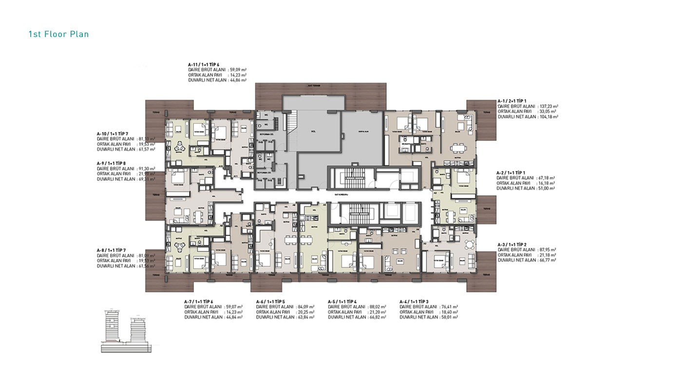 High-end Apartments in Istanbul Kağıthane with Rental Guarantee - 31340