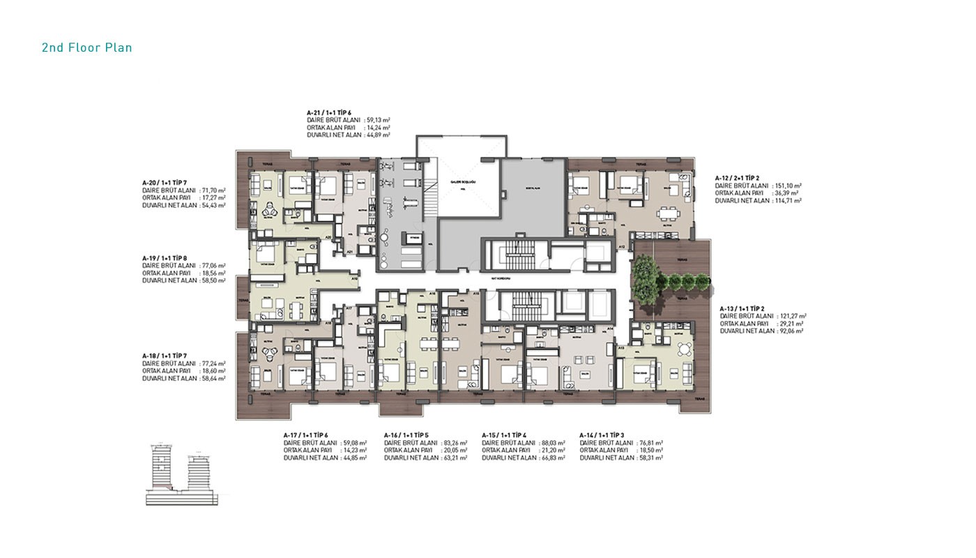 High-end Apartments in Istanbul Kağıthane with Rental Guarantee - 31341