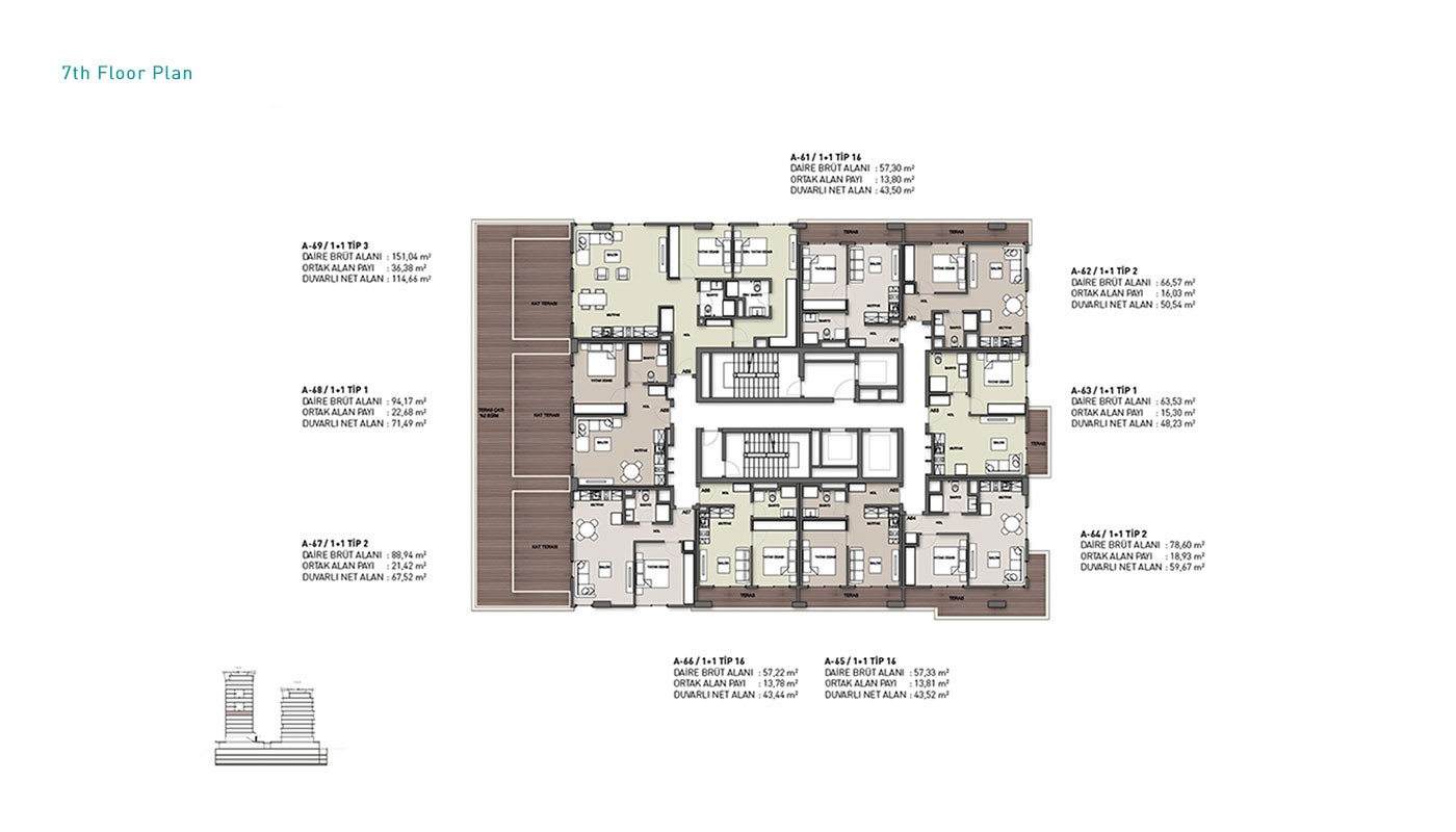 High-end Apartments in Istanbul Kağıthane with Rental Guarantee - 31346