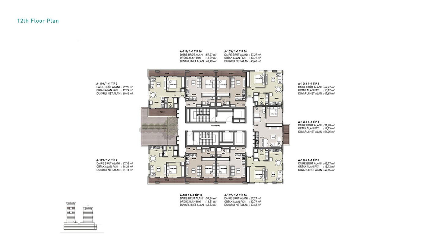High-end Apartments in Istanbul Kağıthane with Rental Guarantee - 31351