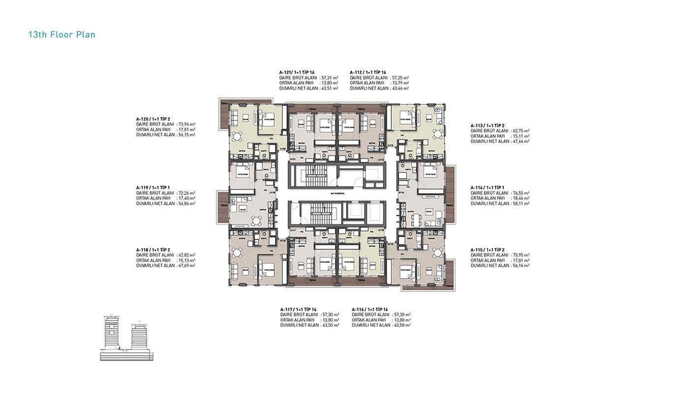 High-end Apartments in Istanbul Kağıthane with Rental Guarantee - 31352