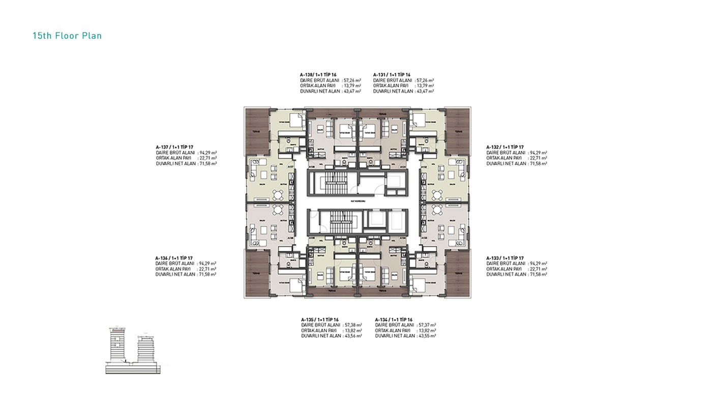 High-end Apartments in Istanbul Kağıthane with Rental Guarantee - 31354
