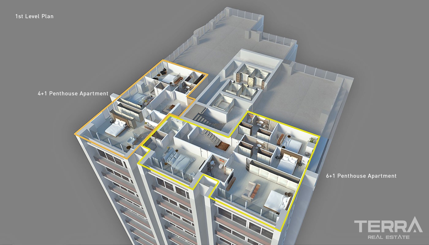 Unique Marmara Sea View Apartments Located in Kartal Istanbul - 31436