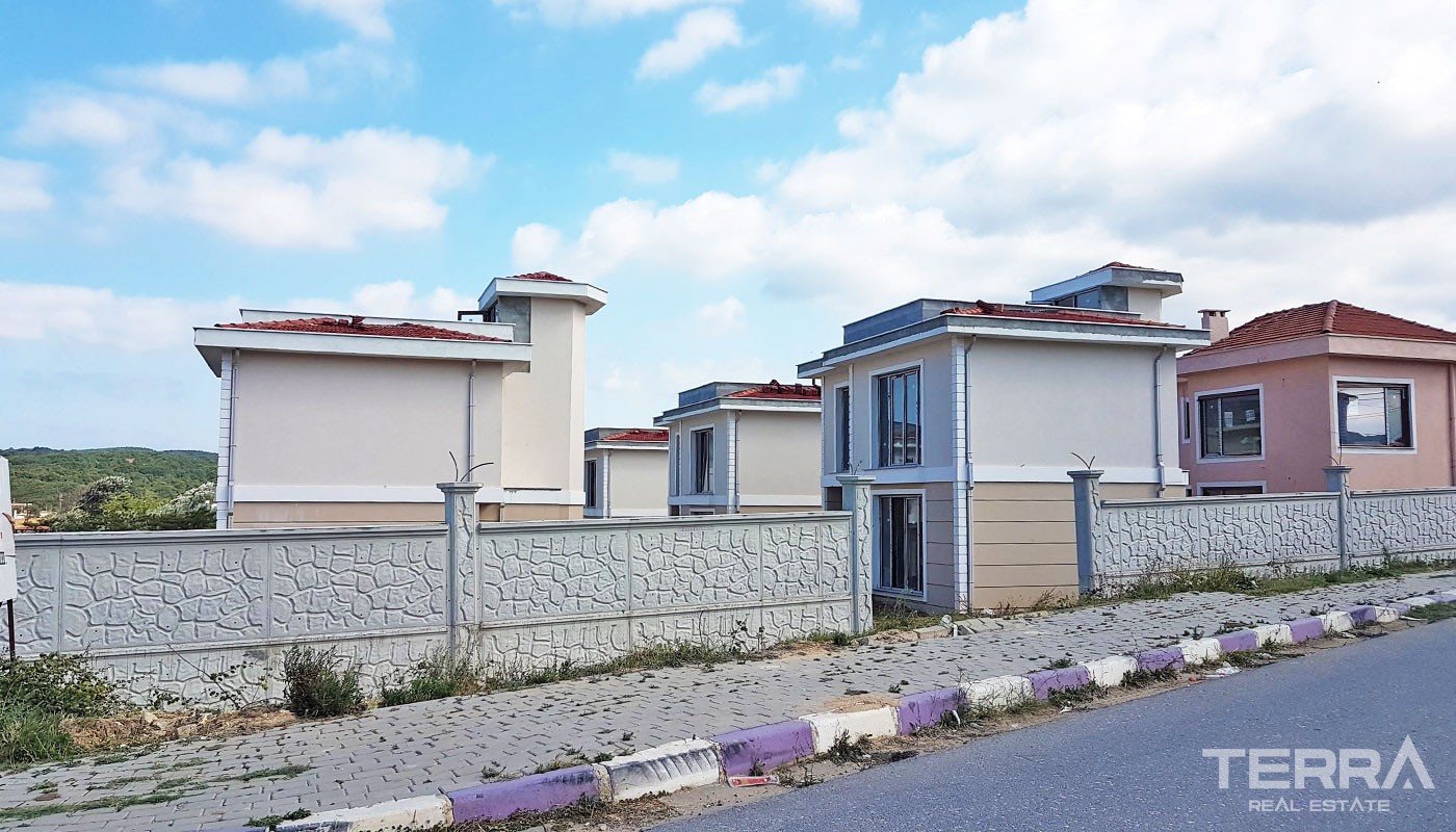 Panoramic Sea View Villas in Istanbul Çatalca 100 m from the Beach - 31417