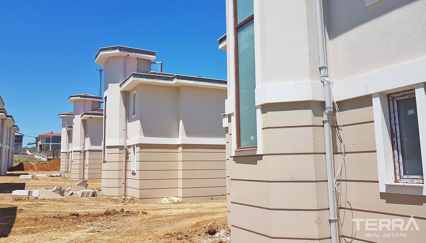 Panoramic Sea View Villas in Istanbul Çatalca 100 m from the Beach - 31420
