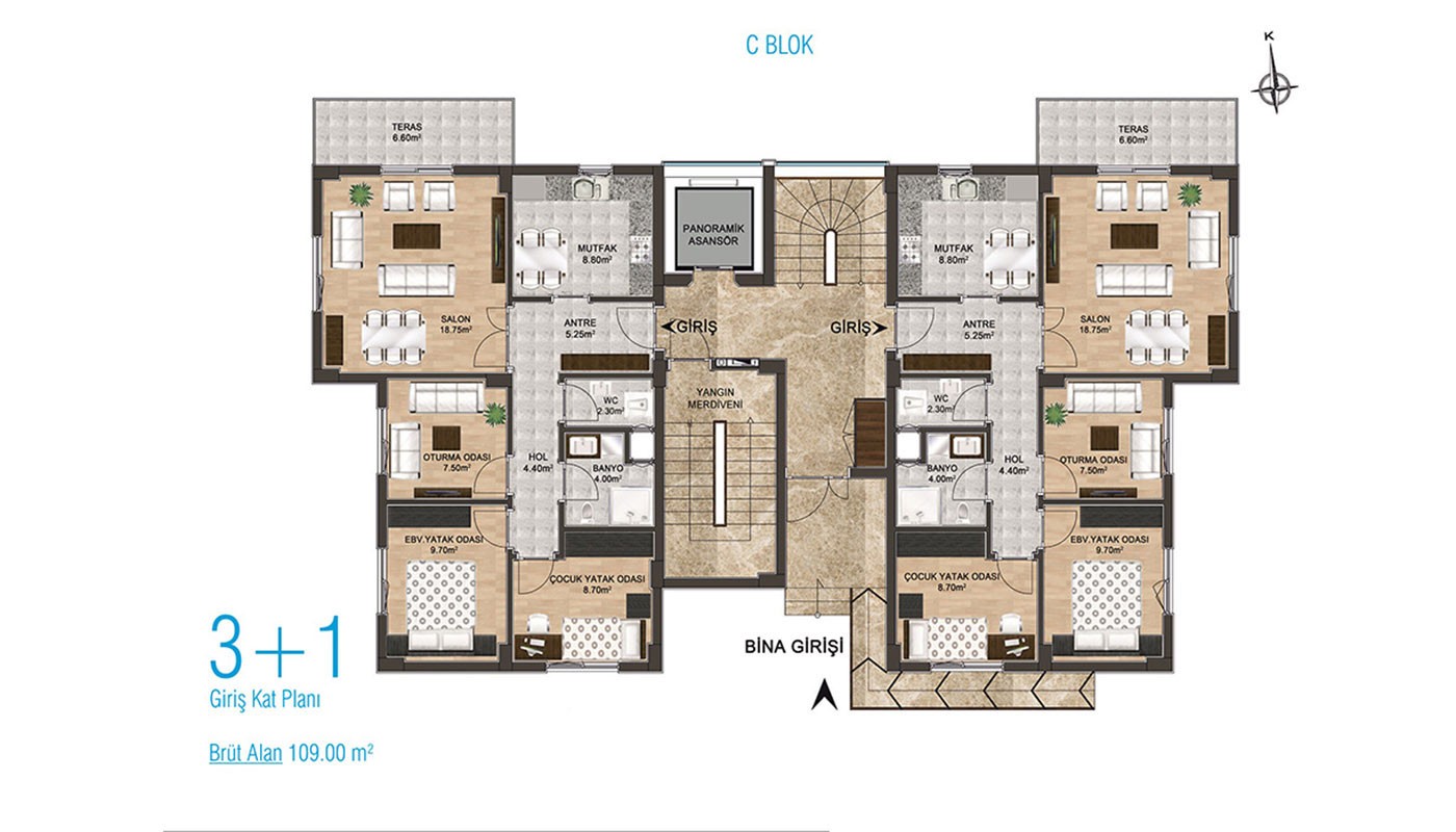 Family-concept Apartments in Antalya Kepez Surrounded by Amenities - 31482