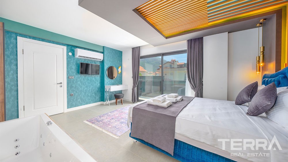 Luxury Detached Villa in Fethiye Ovacık with Private Garden and Pool - 31676