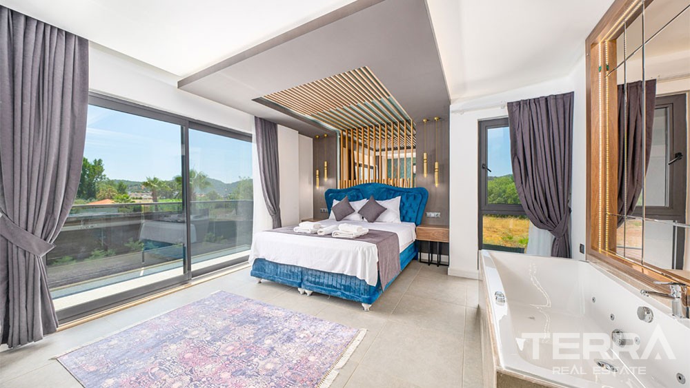 Luxury Detached Villa in Fethiye Ovacık with Private Garden and Pool - 31686