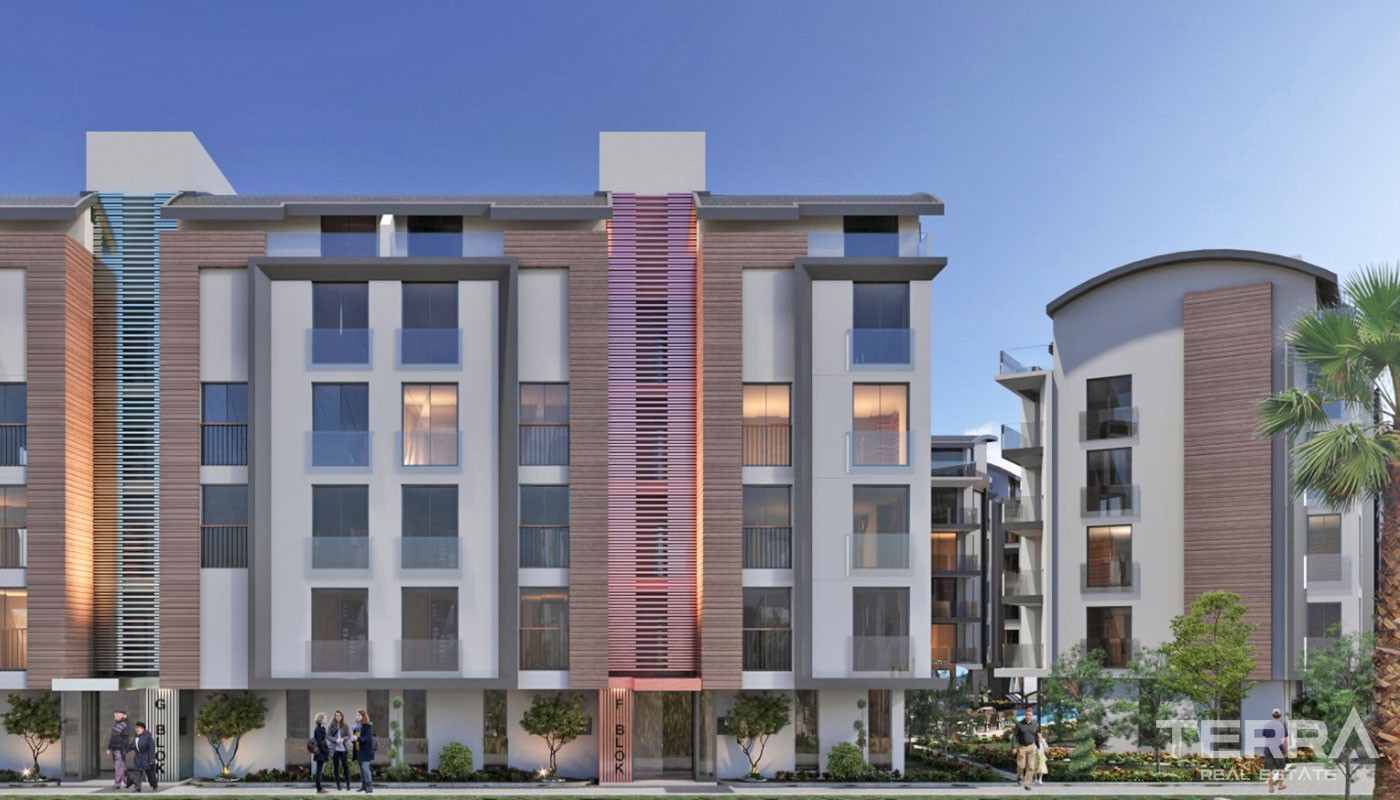 New Antalya Apartments in Premium Park Residence, Konyaaltı - 31700