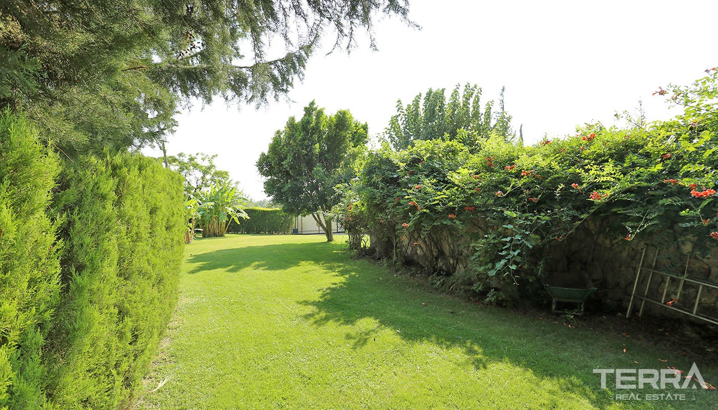 Exclusive Stone House for Sale in Antalya Aksu with Large Farming Plot - 31731