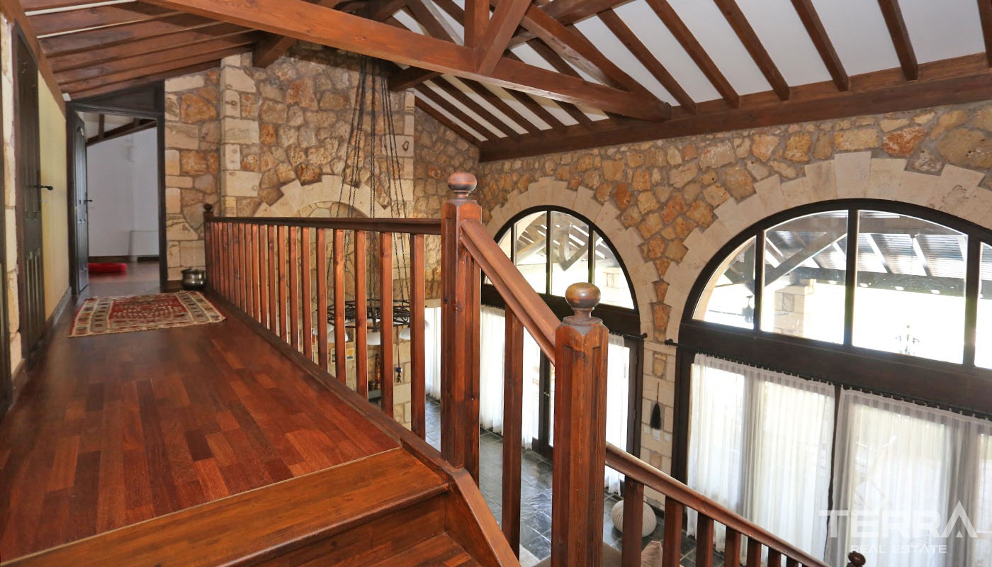 Exclusive Stone House for Sale in Antalya Aksu with Large Farming Plot - 31733