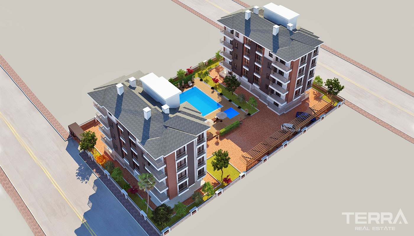 New Antalya Apartments Located in Kepez with Rich Social Facilities - 31787