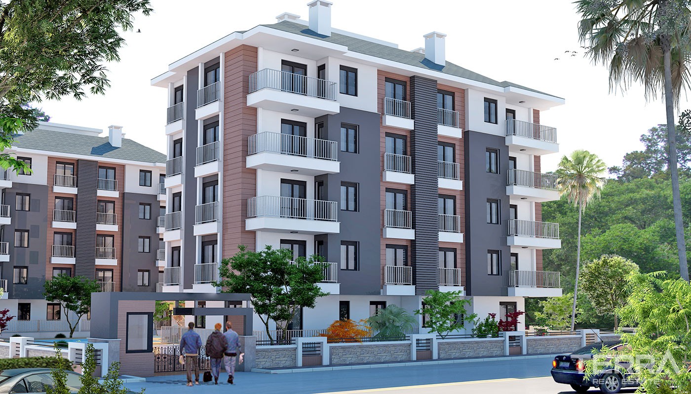 New Antalya Apartments Located in Kepez with Rich Social Facilities