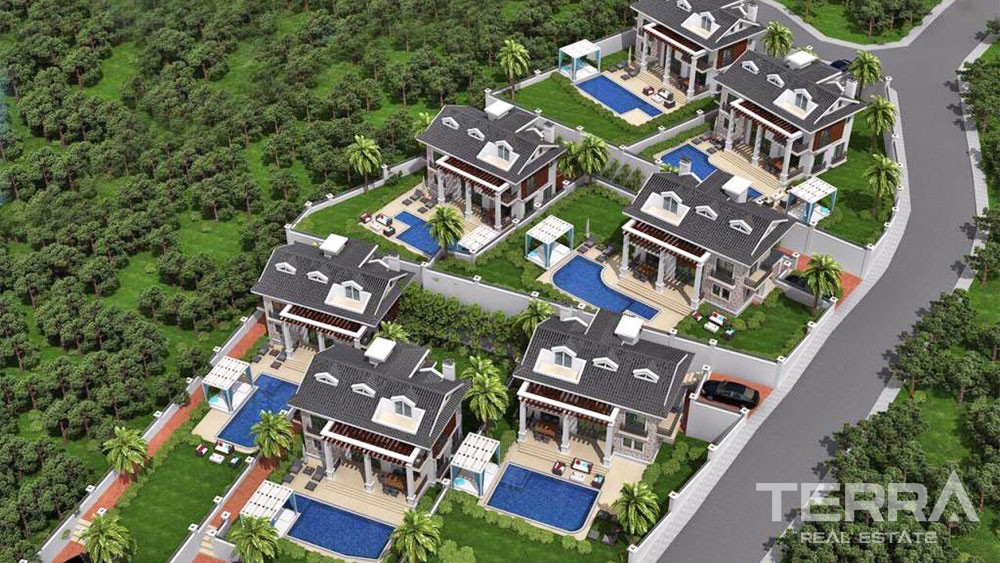 Luxury Detached Villa in Fethiye Göcek with Sea and Mountain View - 31799