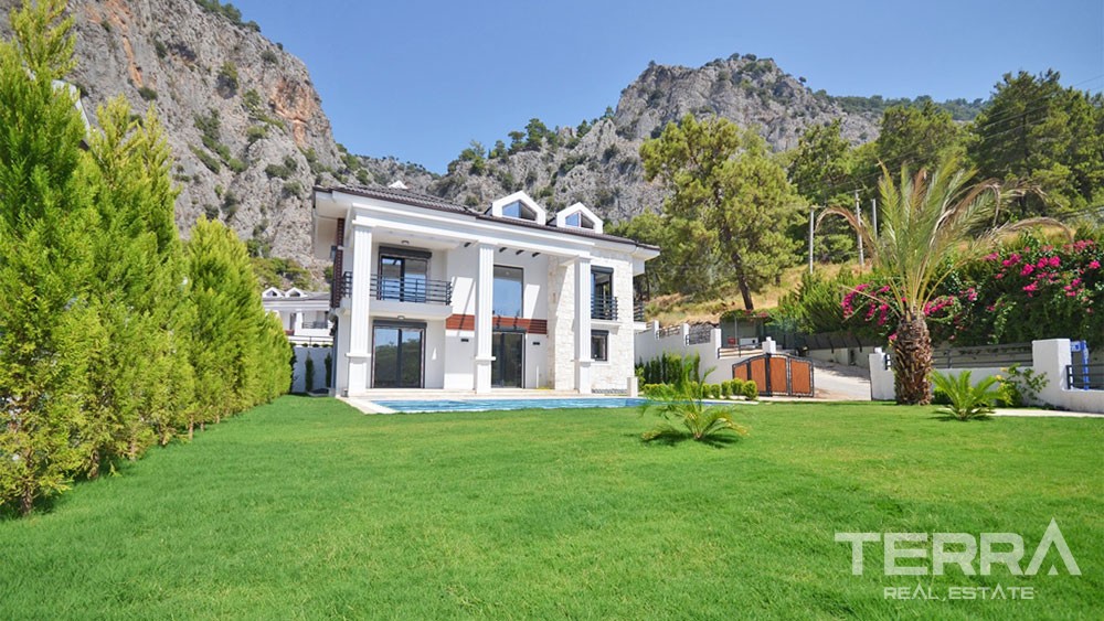 Luxury Detached Villa in Fethiye Göcek with Sea and Mountain View - 31802