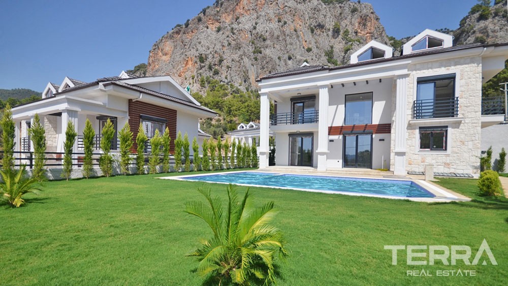 Luxury Detached Villa in Fethiye Göcek with Sea and Mountain View - 31804