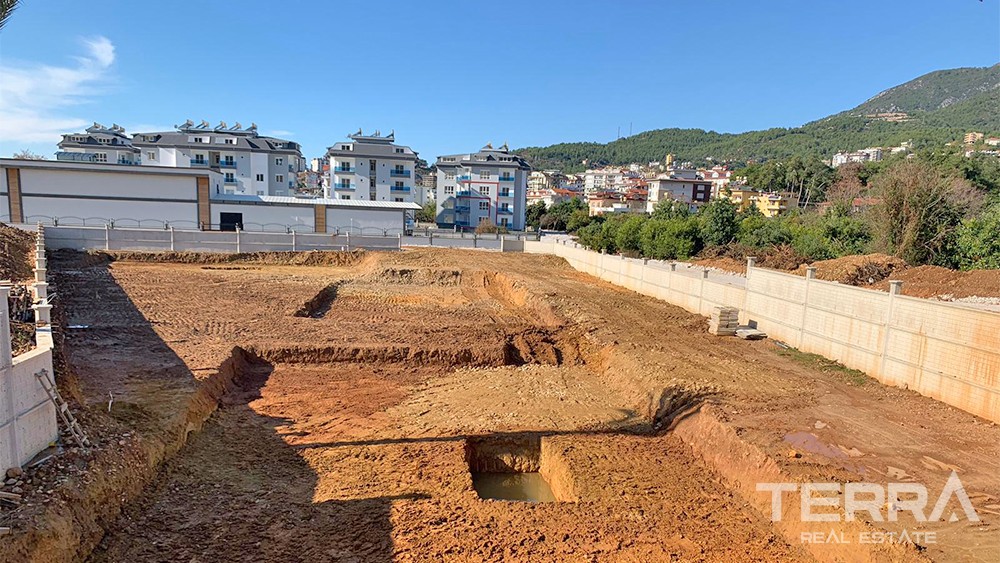 Rimelige leiligheter til salgs i et luksuriøst område i Oba Alanya - 34382
