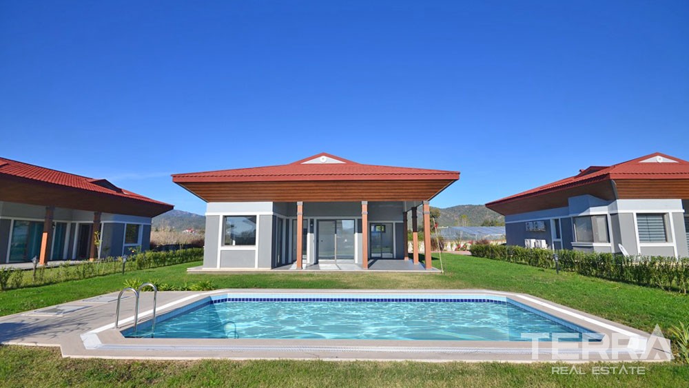 Newly-built Bungalow for Sale in Fethiye Çalış with Private Pool - 31953