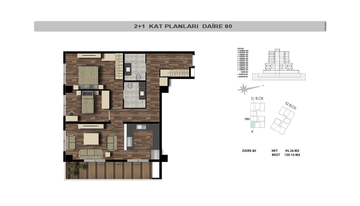 Belgrad Forest View Apartments for Sale in Istanbul Kağıthane - 32059