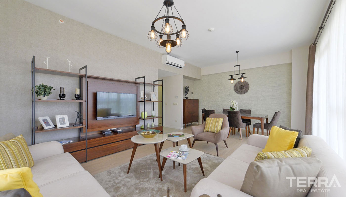 Istanbul New Apartments for Sale with Sea and Island Views in Kartal - 32095
