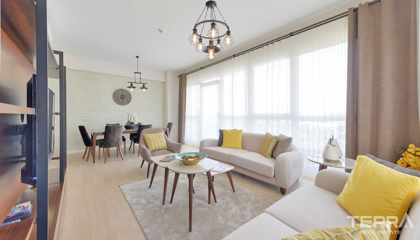 Istanbul New Apartments for Sale with Sea and Island Views in Kartal - 32097