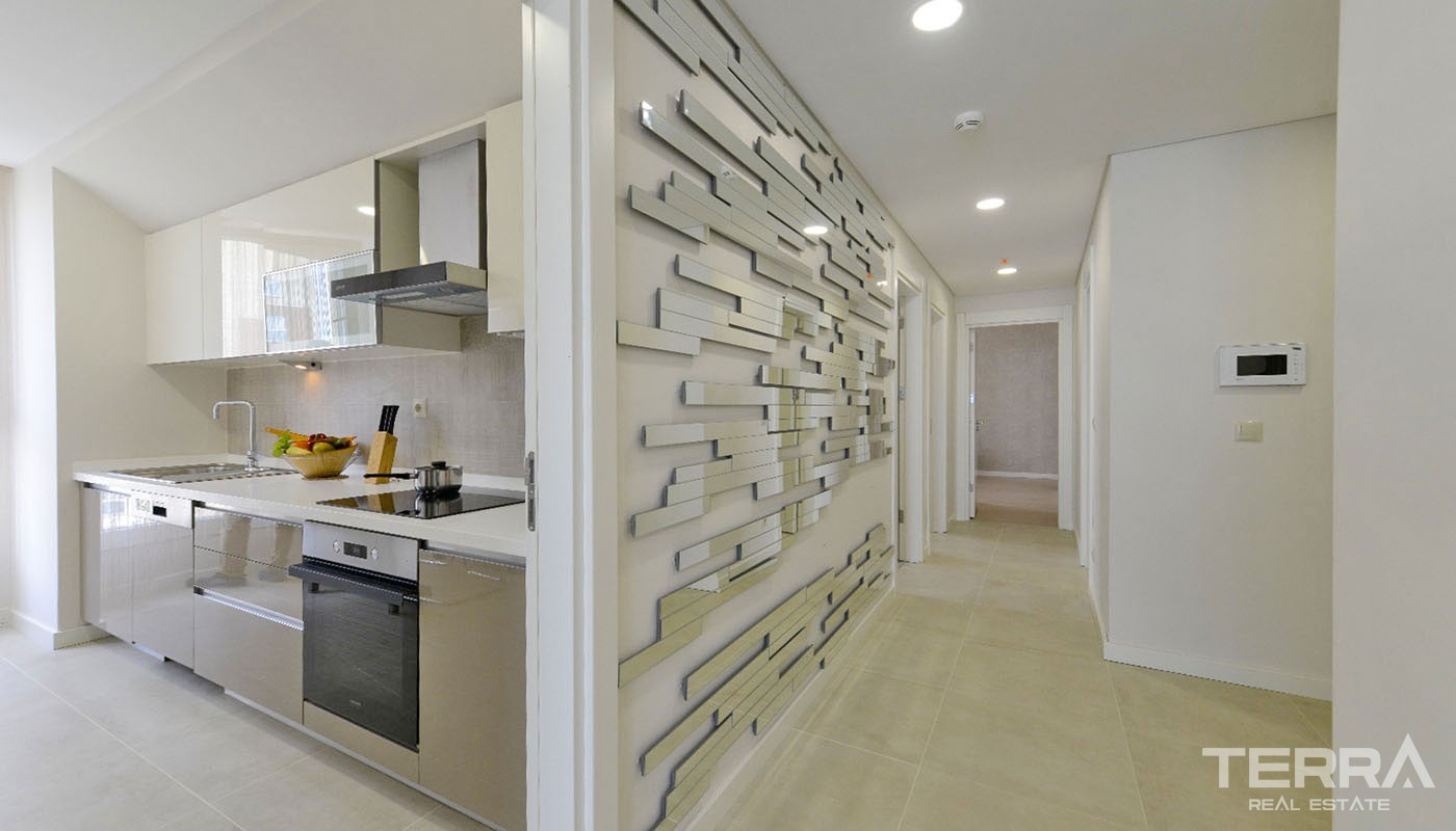 Istanbul New Apartments for Sale with Sea and Island Views in Kartal - 32111