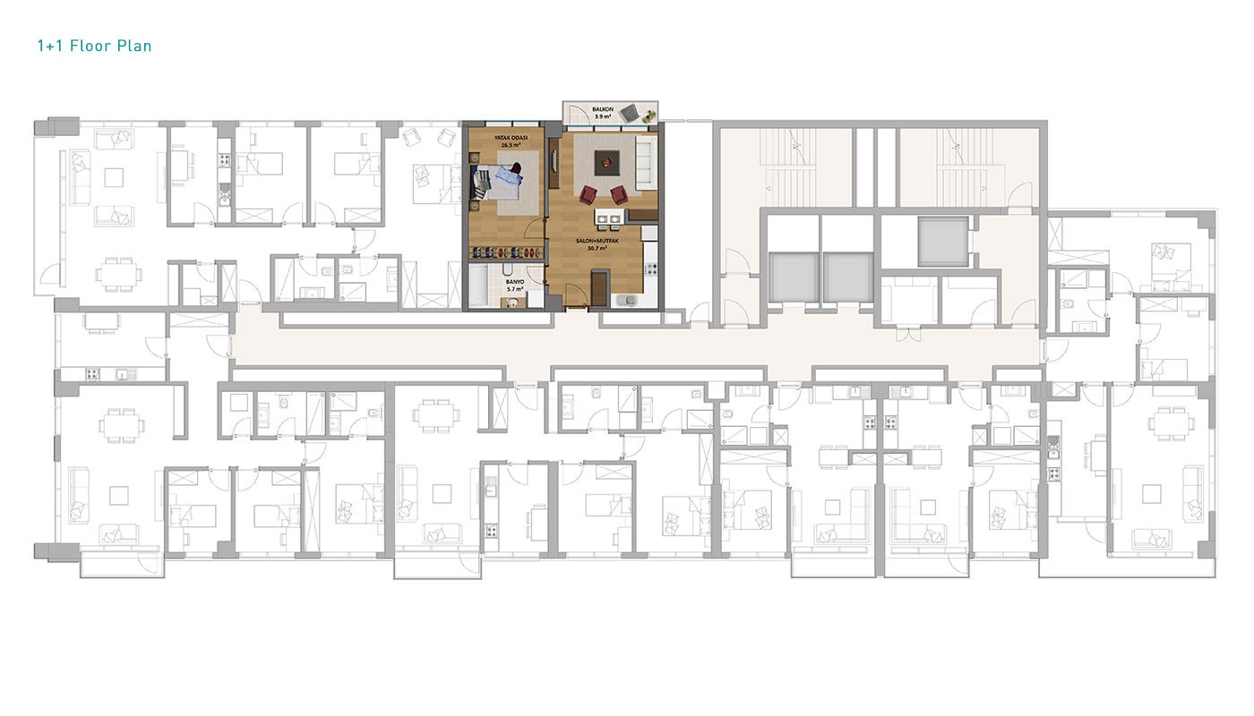 Istanbul New Apartments for Sale with Sea and Island Views in Kartal - 32116
