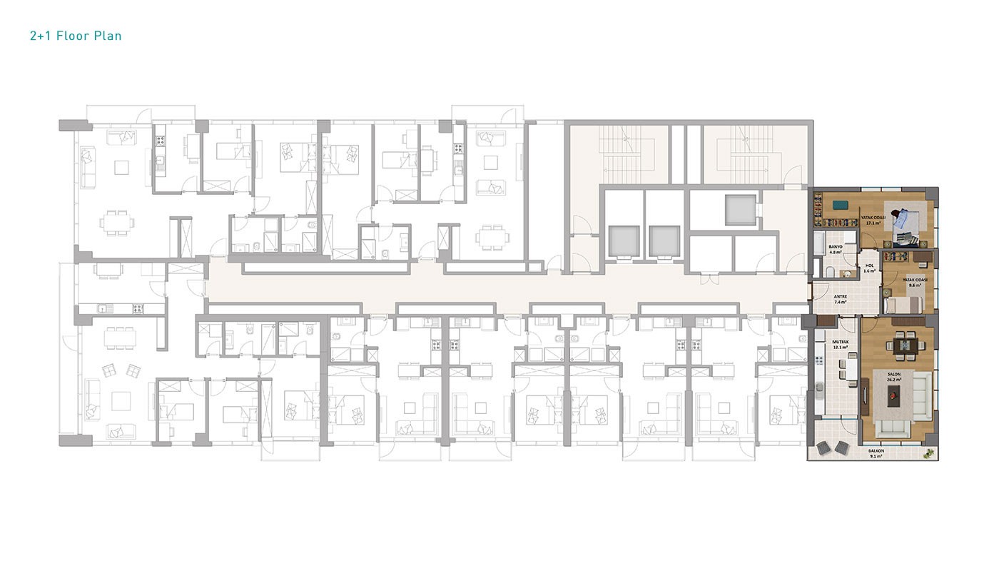 Istanbul New Apartments for Sale with Sea and Island Views in Kartal - 32118