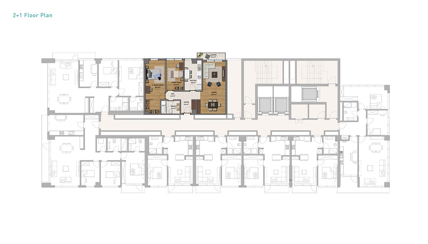 Istanbul New Apartments for Sale with Sea and Island Views in Kartal - 32119