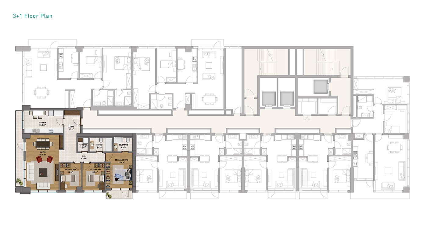 Istanbul New Apartments for Sale with Sea and Island Views in Kartal - 32122