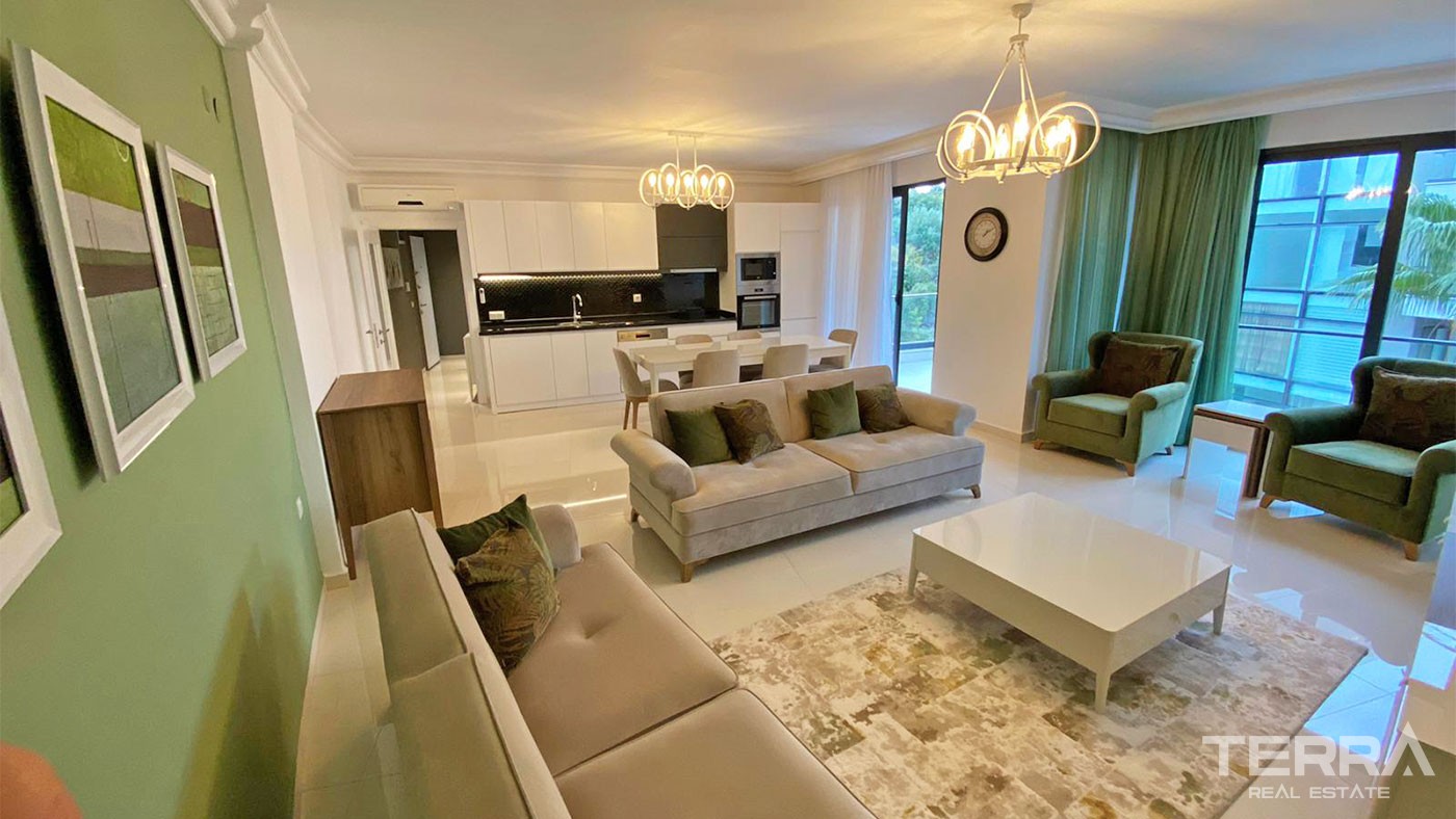 2 Bedroom Furnished Apartment in Luxury Residence in Alanya Kestel - 32241