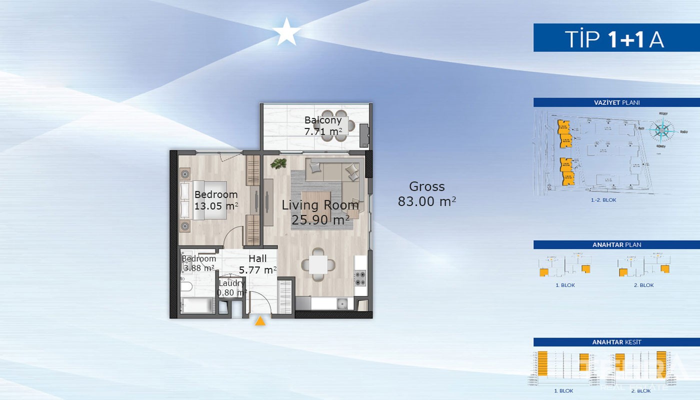 High-quality Apartments Well-located in Istanbul Küçükçekmece - 32266