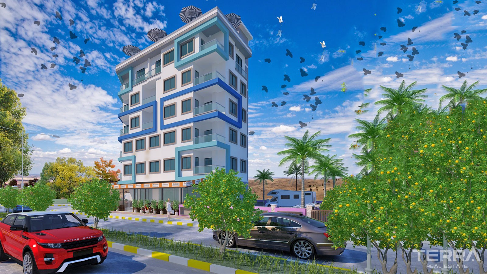 Quality Apartments Only 400 m to the Beach in Mahmutlar Alanya - 32395