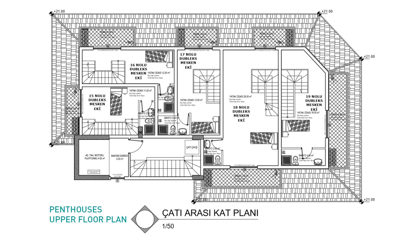 Quality Apartments Only 400 m to the Beach in Mahmutlar Alanya - 32402
