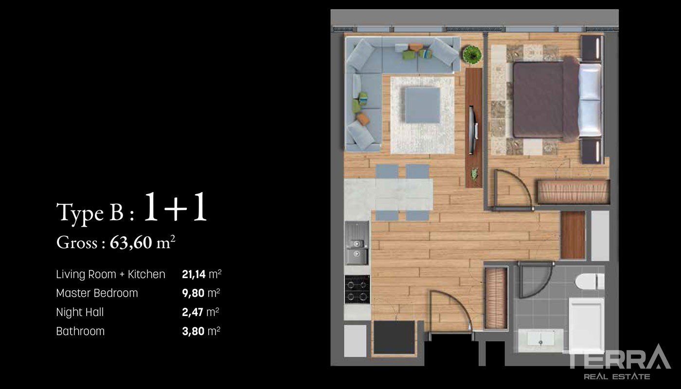 Moderne Wohnungen in Istanbul - Bağcılar, Nah an  Annehmlichkeiten - 32428