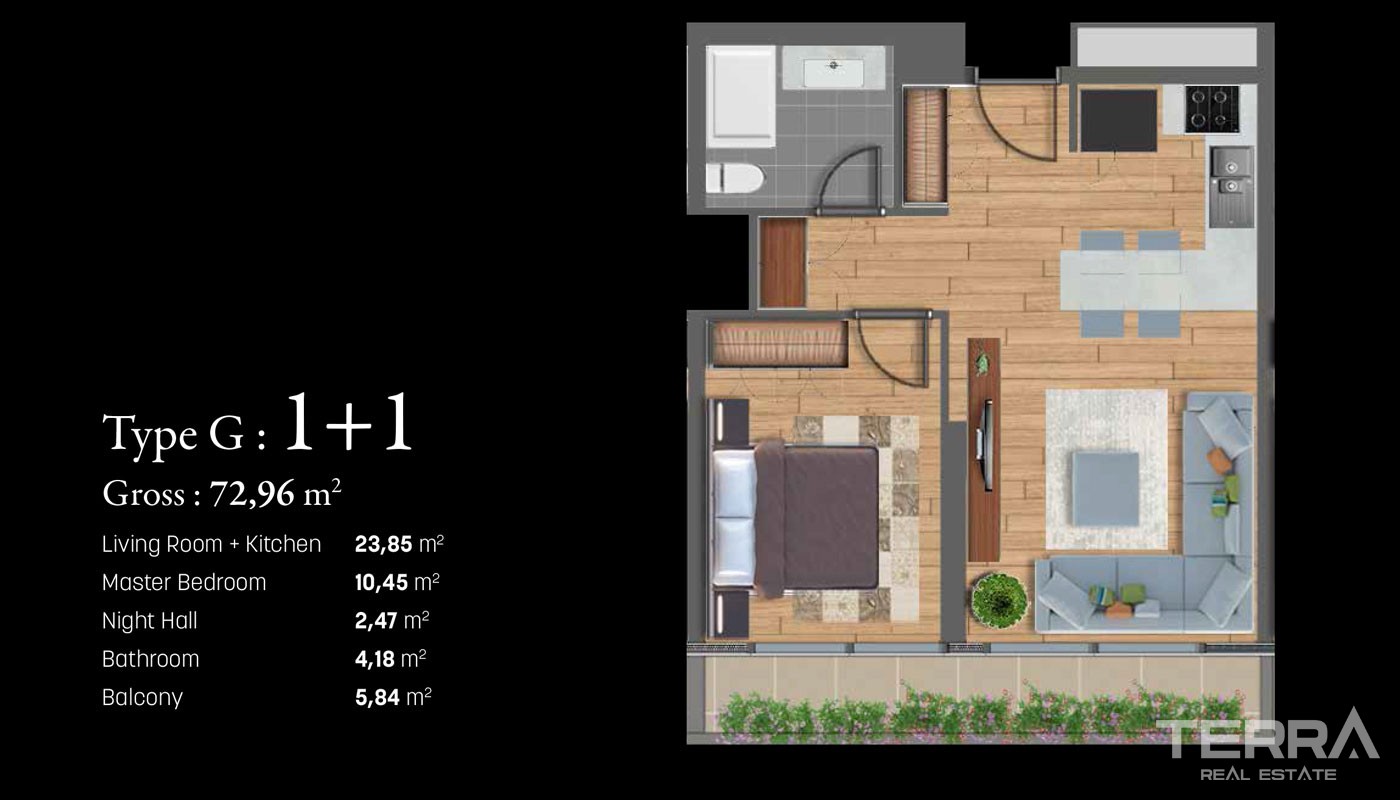 Moderne Wohnungen in Istanbul - Bağcılar, Nah an  Annehmlichkeiten - 32433