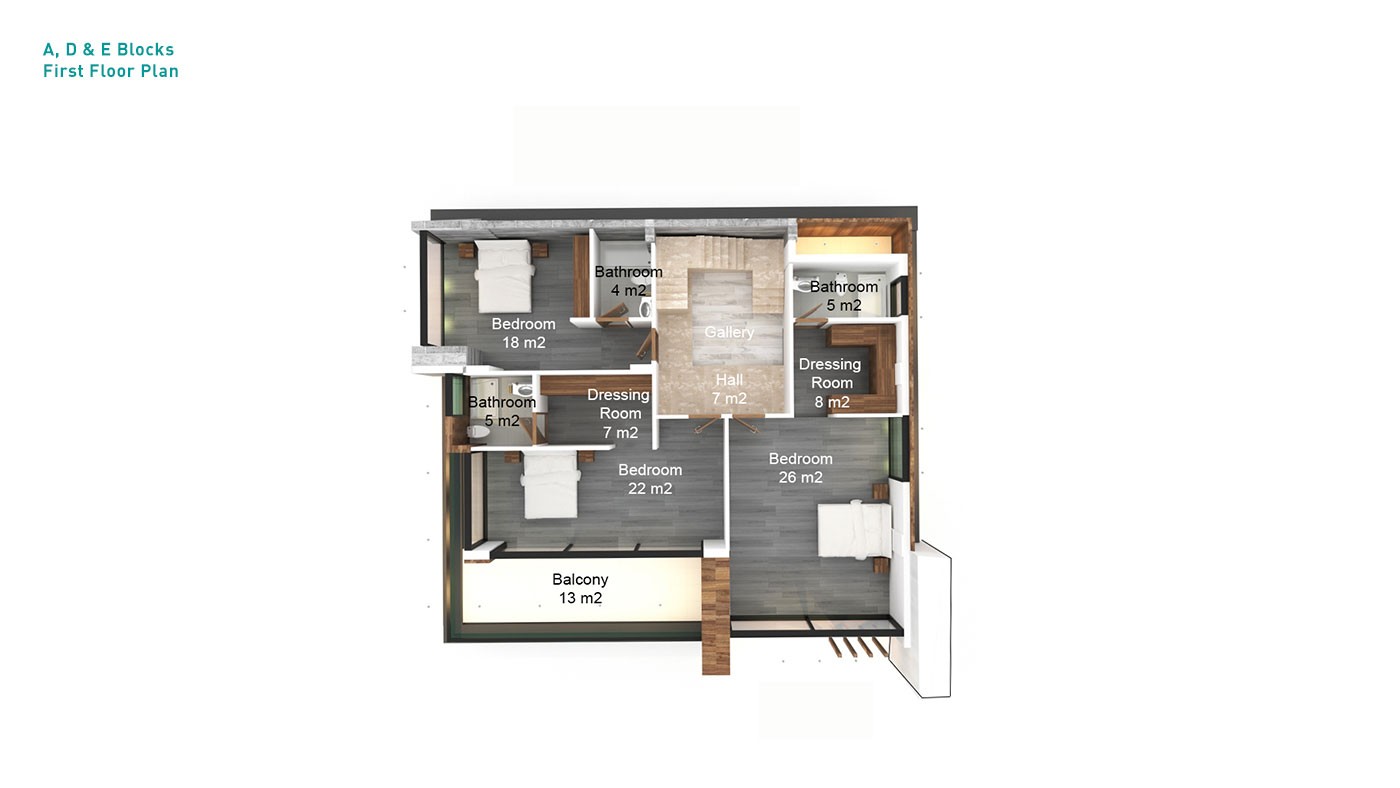 Luxury Detached Houses in Alanya Kargıcak With Private Pool - 32509