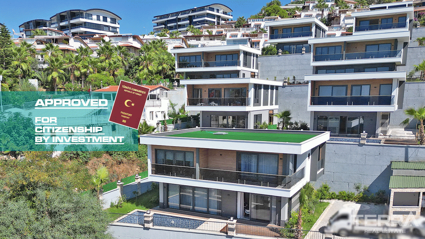 Luxury Detached Houses in Alanya Kargıcak With Private Pool