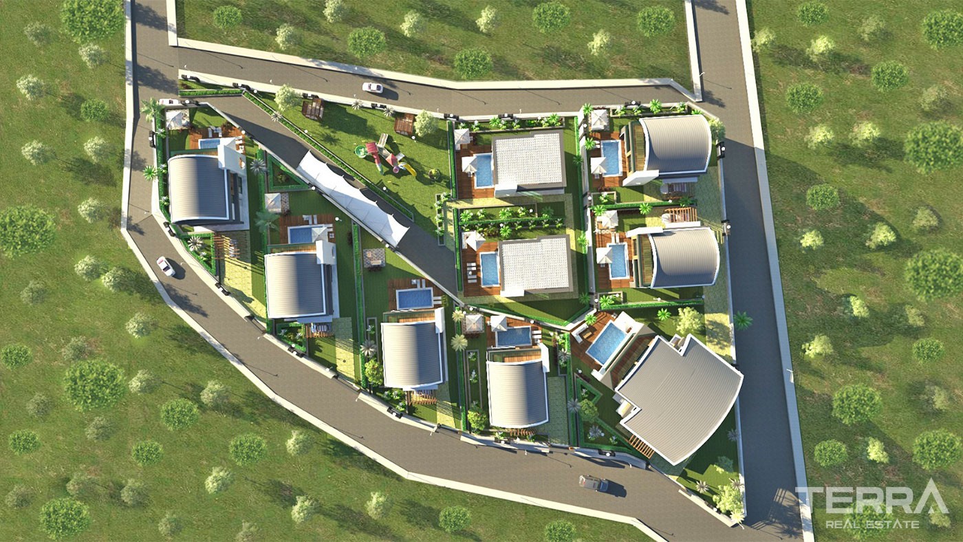 Exclusive Sea View Villas in Alanya Kargıcak With Private Pool - 32685