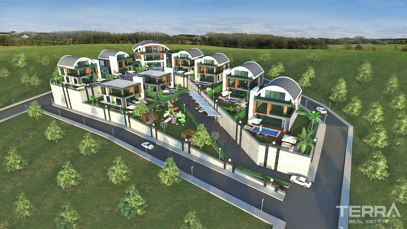 Exclusive Sea View Villas in Alanya Kargıcak With Private Pool - 32688