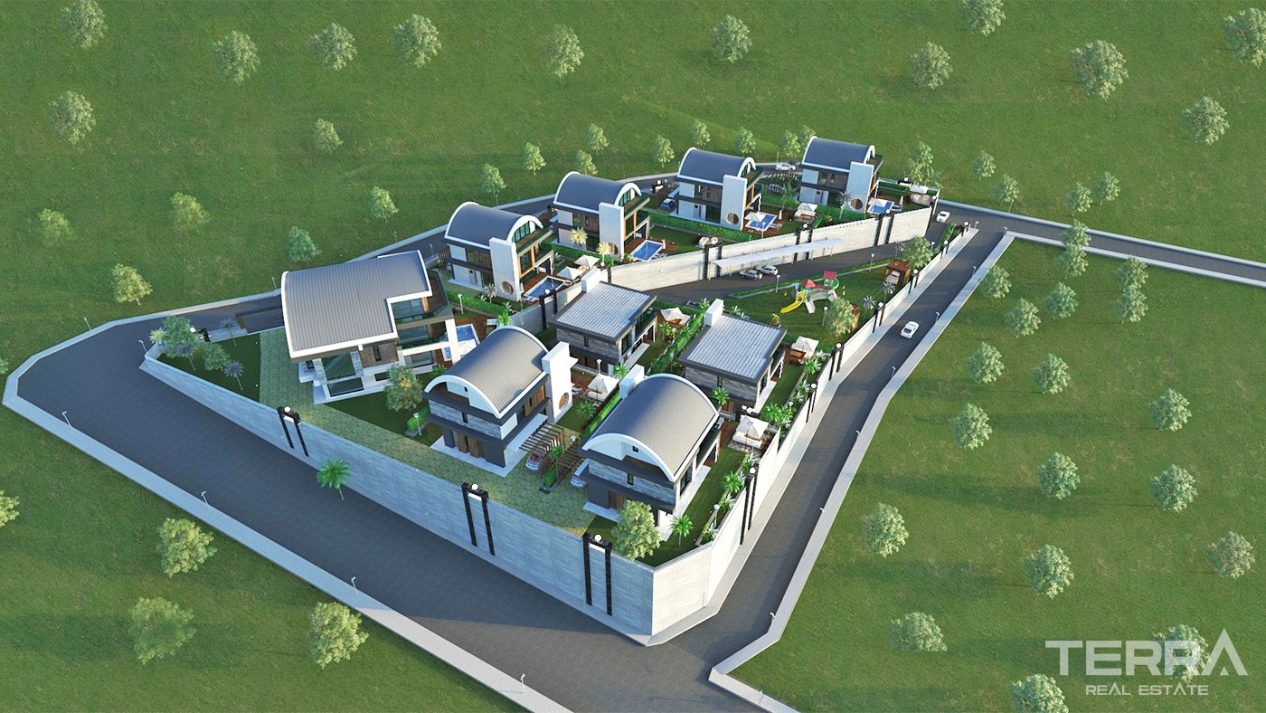 Exclusive Sea View Villas in Alanya Kargıcak With Private Pool - 32690