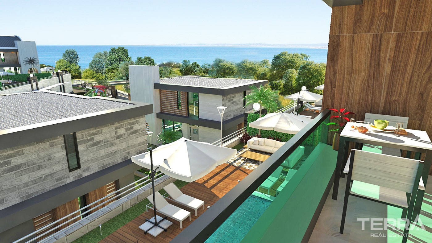 Exclusive Sea View Villas in Alanya Kargıcak With Private Pool - 32694