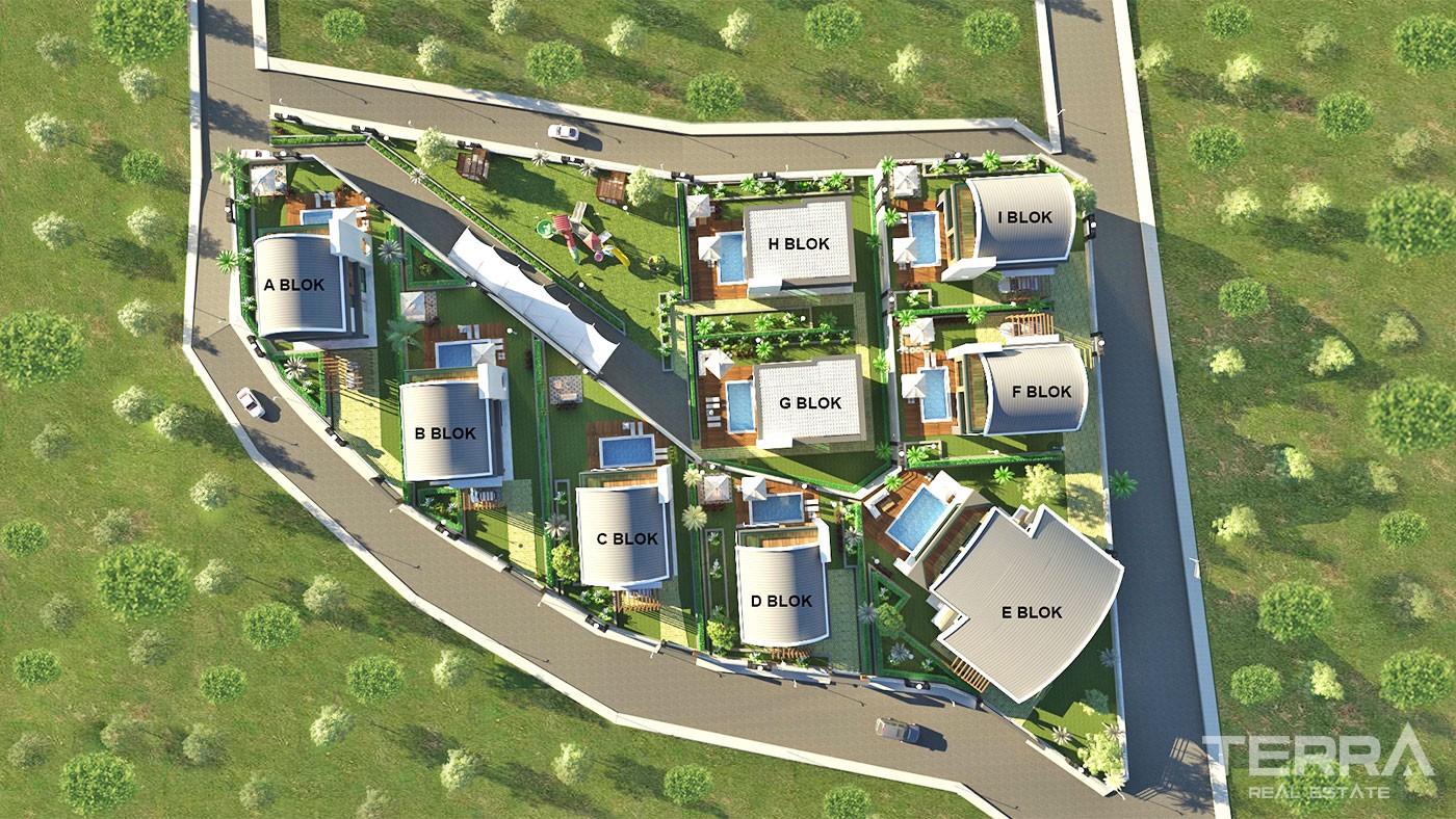 Exclusive Sea View Villas in Alanya Kargıcak With Private Pool - 32698