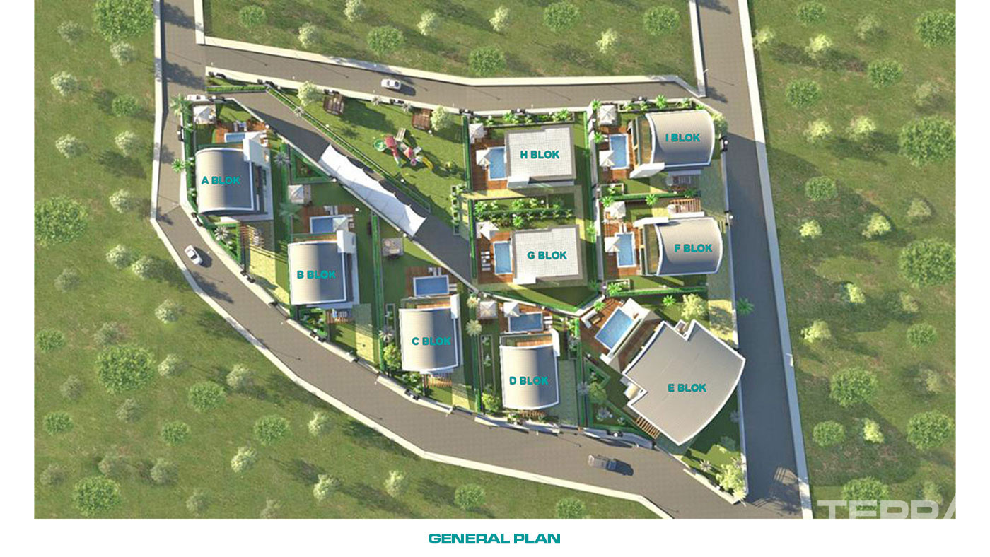 Exclusive Sea View Villas in Alanya Kargıcak With Private Pool - 62554